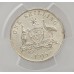 AUSTRALIA 1918 . ONE 1 SHILLING . PCGS AU58